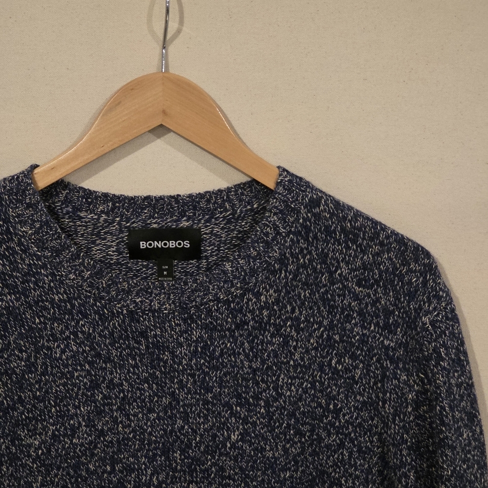 Bonobos Slim Fit Linen Blend Crewneck Sweater M